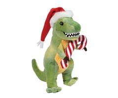 Douglas HOLIDAY T-REX W/ SANTA HAT