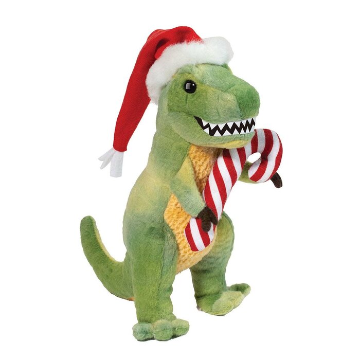 Douglas HOLIDAY T-REX W/ SANTA HAT