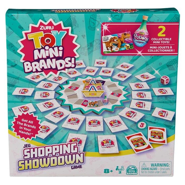 Spinmaster Mini Brands Shopping Showdown Game (styles may vary)
