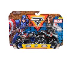 Monster Jam Monster Jam, Marvel Official Die-Cast Monster Trucks, 1:64 Scale Assortment