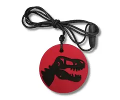 JellyStone Dino Pendant Red and Black