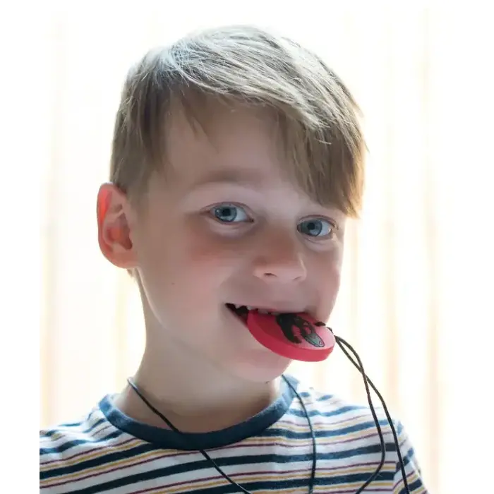 JellyStone Dino Pendant Red and Black