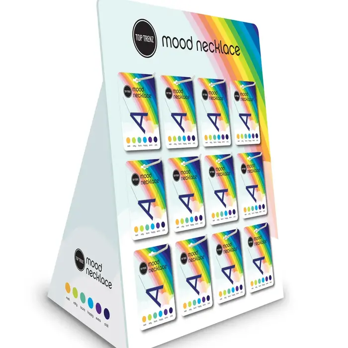 Top Trenz Mood Changing Initial Necklace (assorted)