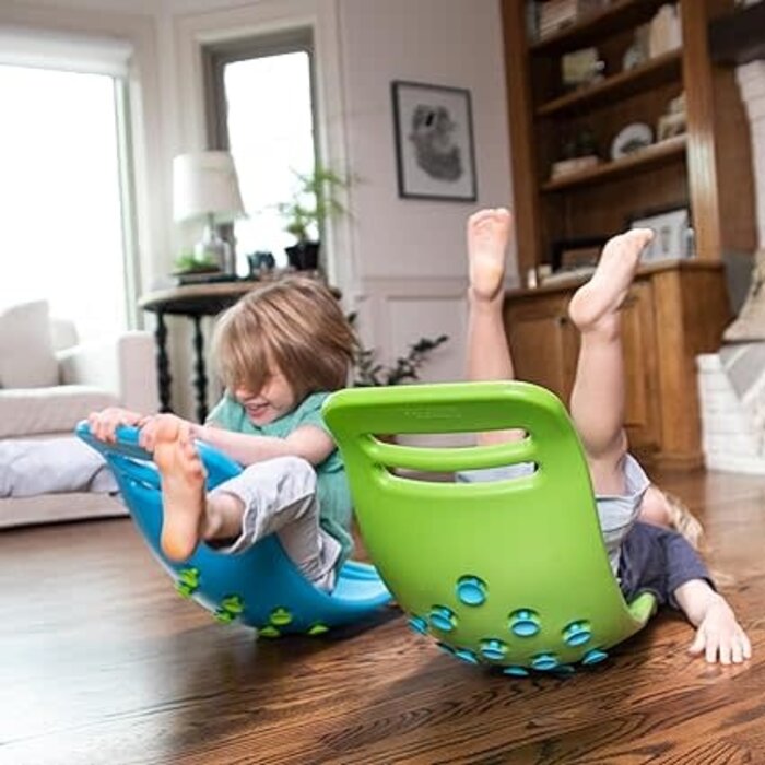 Fat Brain Toy Co Teeter Popper- Green or Blue