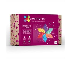 Connetix Rainbow Geometry Pack, 30 Pieces  - CONNETIX
