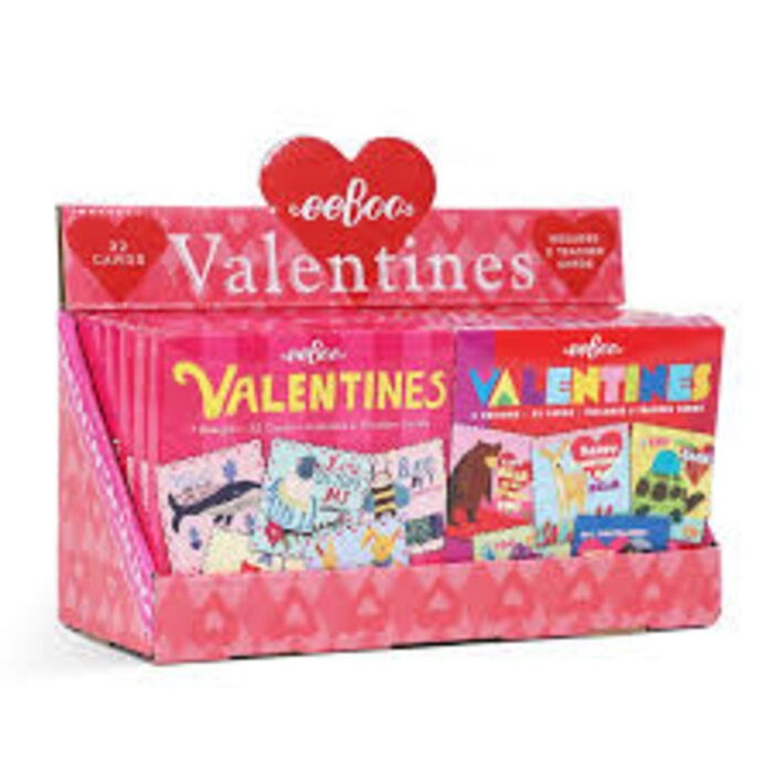 eeBoo Valentine Cards Assortment