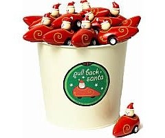 Jack Rabbit Pull Back Santa in Sleigh