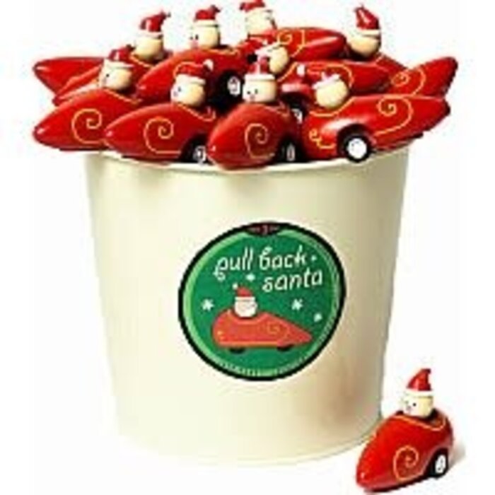 Jack Rabbit Pull Back Santa in Sleigh