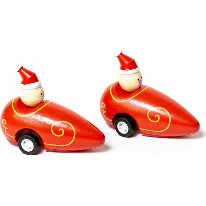 Jack Rabbit Pull Back Santa in Sleigh