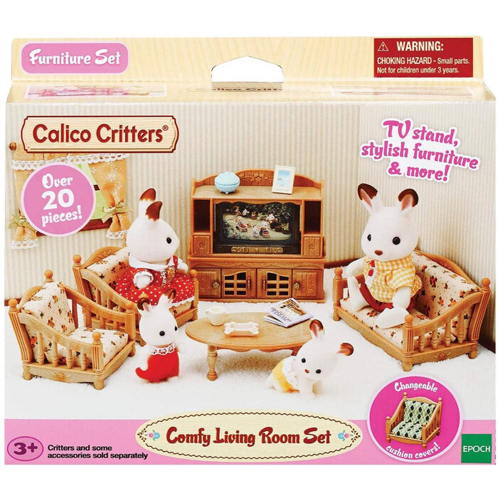 Calico Critters Comfy Living Room Set