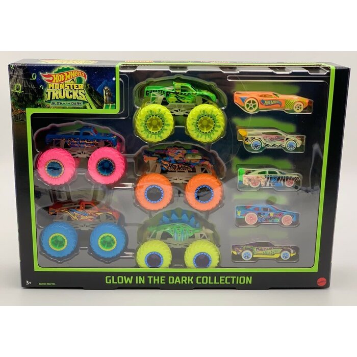 Hot Wheels Hot wheels monster truck glow in the dark collection