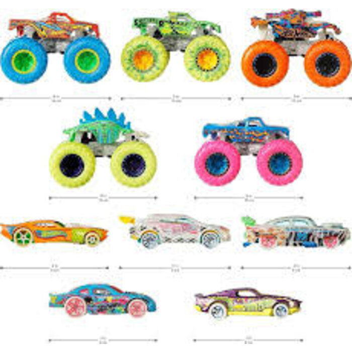 Hot Wheels Hot wheels monster truck glow in the dark collection