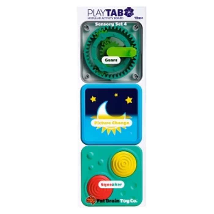 Fat Brain Toy Co PlayTab Sensory Tiles Set 4