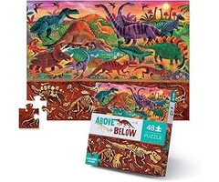 Crocodile Creek 48-pc Above & Below/Dinosaur World