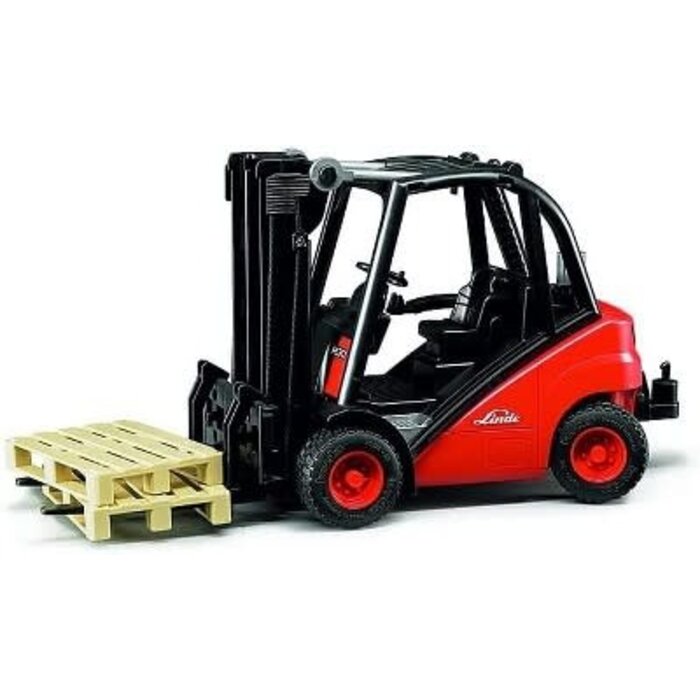Bruder Linde H30D Forklift with 2 Pallets