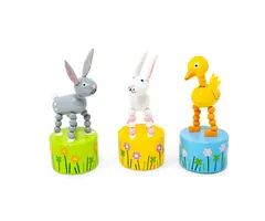 Jack Rabbit Push Puppet: Bunnies & Duck
