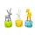 Push Puppet: Bunnies & Duck