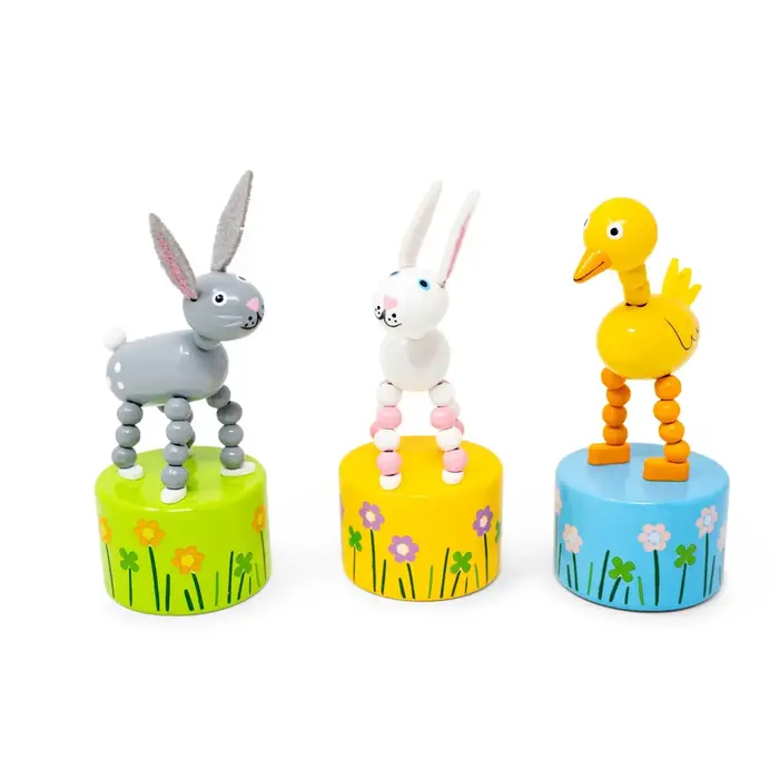 Jack Rabbit Push Puppet: Bunnies & Duck