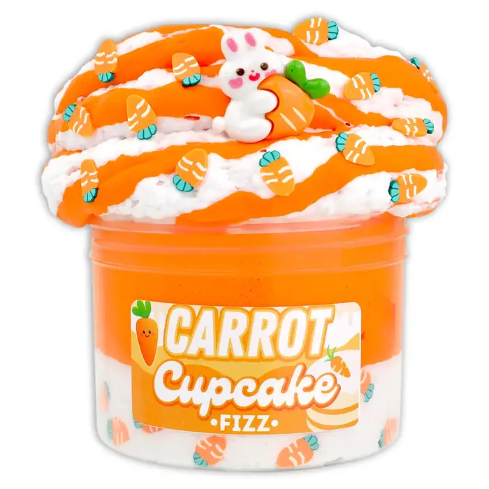 Dope Slime Carrot Cupcake Fizz Slime