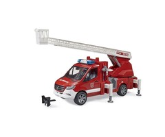 Bruder MB Sprinter Fire Engine w Ladder Water Pump & L/SModule