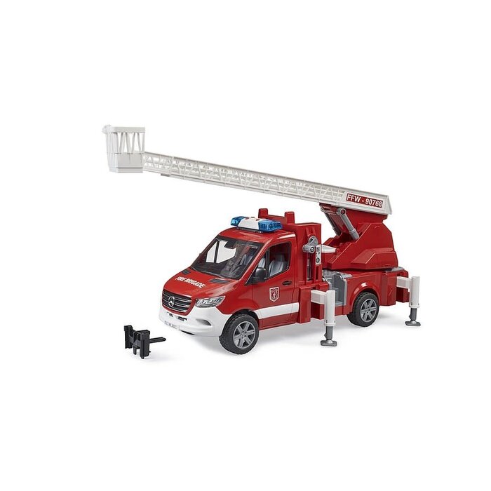 Bruder MB Sprinter Fire Engine w Ladder Water Pump & L/SModule