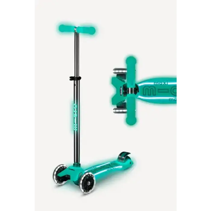 Micro Scooters Micro Maxi Glow Plus LED Scooter - Jelly Green