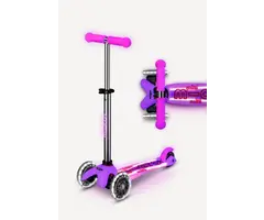 Micro Scooters Micro Mini Glow Plus LED Scooter - Frosty Pink