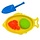 Sand Sieve Set (Blue and Yellow)