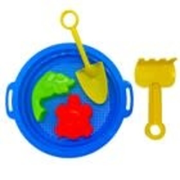 mutual sales Sand Sieve Set (Blue and Yellow)