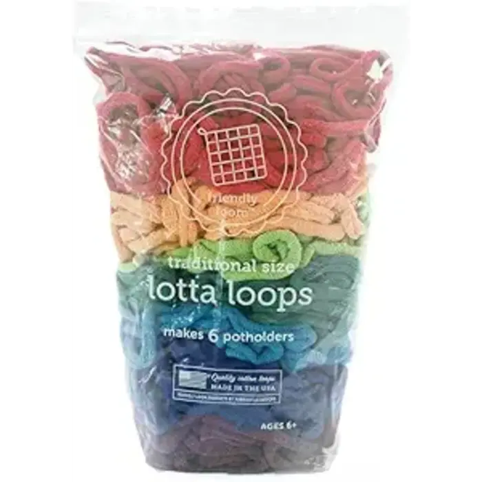 Harrisville Designs Traditional Loops- Rainbow Lotta Loops - Makes 6