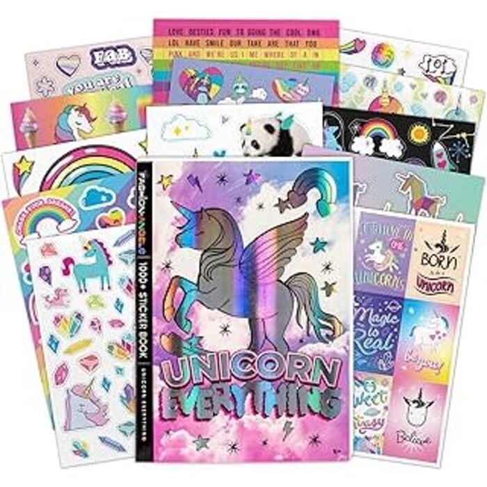 Fashion Angels 1000+Sticker Book- Unicorn Everything