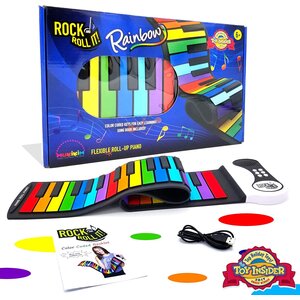 Roll Up Piano Rainbow (ages 6+)