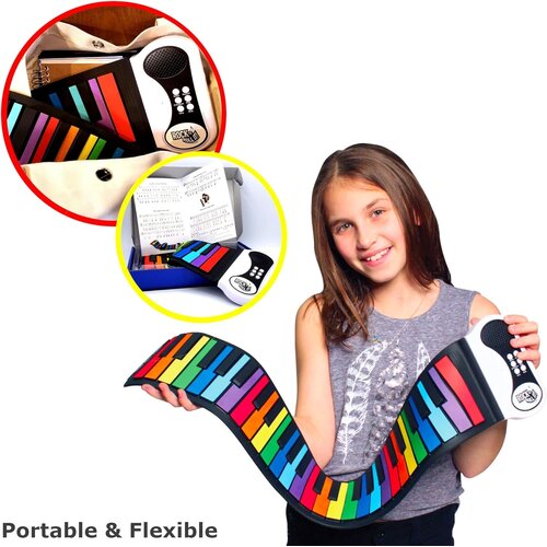 Roll Up Piano Rainbow (ages 6+)