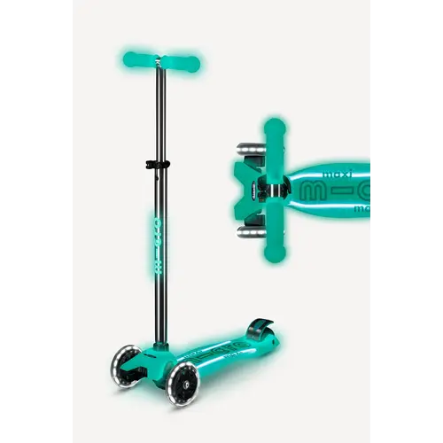 Micro Scooters Micro Maxi Glow Plus LED Scooter - Jelly Green