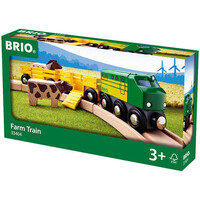 Brio Farm Train with cow 3+