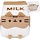 GUND Pusheen Chocolate Milk Plush Cat Stuffed Animal Brown/White, 6"
