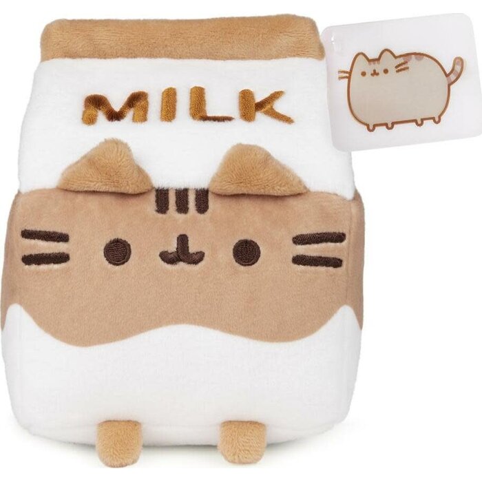 Gund Pusheen GUND Pusheen Chocolate Milk Plush Cat Stuffed Animal Brown/White, 6"
