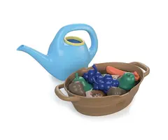 Green Toys Rainbow Harvest -Color- Changing Activity Set & Bath Toy