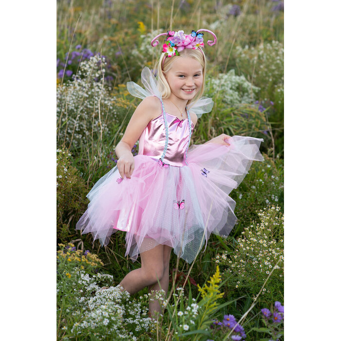 Great Pretenders Woodland Butterfly Dress & Headpiece, Size 5-6