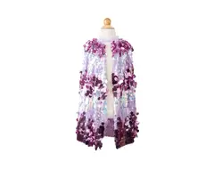 Great Pretenders The 5th Avenue Purple Pailette Cape, Size 4-6