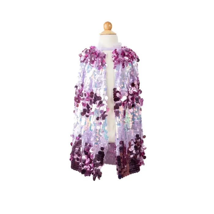 Great Pretenders The 5th Avenue Pailette Cape, Purple, Size 4-6