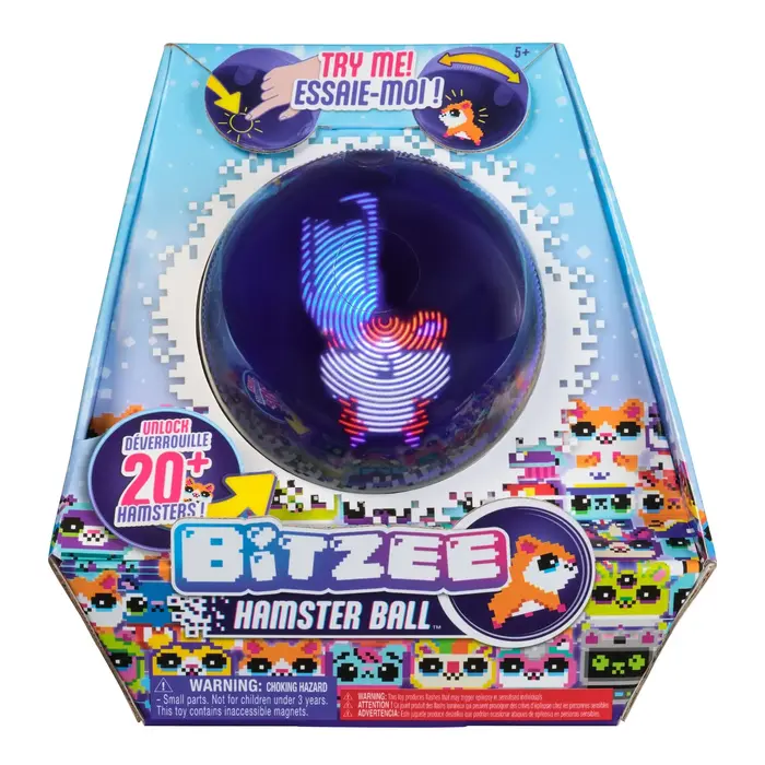 Spinmaster Bitzee Interactive Digital Toy Pet Hamsterball