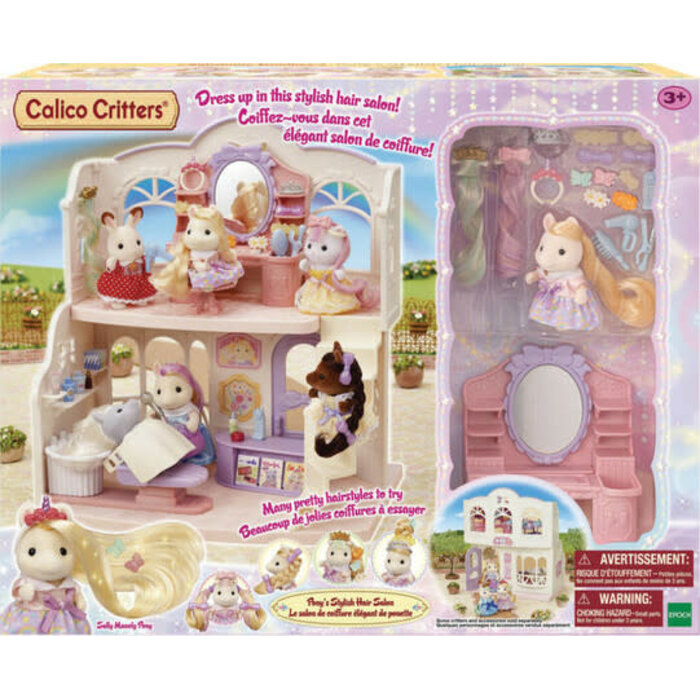 Calico Critters Pony's Stylish Hair Salon