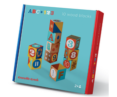 Crocodile Creek ABC/123 Wood Blocks