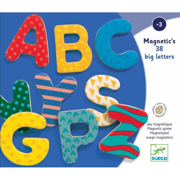 Djeco Wooden Magnetics 38 Big Letters