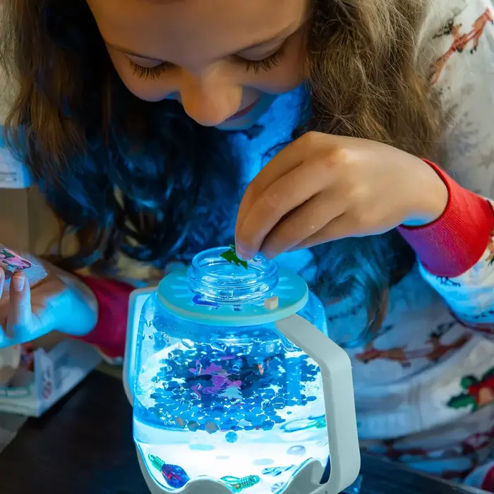 Glo pals Glo Pals DIY Sensory Play Jar Set: Snowglobe TOP STAFF PICK