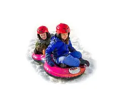 Snow Twist Tube sled - asst colors 57" INFLATABLE SNOW TWIST SNOW TUBE FOR 2 PEOPLE