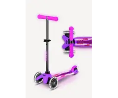 Micro Scooters Micro Mini Glow Plus LED Scooter - Frosty Pink