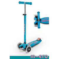 Micro Scooters Maxi Scooter - LED Aqua ages 5-12
