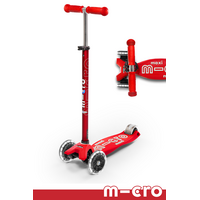 Micro Scooters Maxi Scooter - LED Red ages 5-12